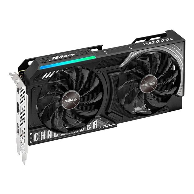 Graphics Card|ASROCK|AMD Radeon RX 9060 XT|8 GB|GDDR6|128 bit|PCIE 5.0 16x|Dual Slot Fansink|RX9060XTCL8GO 6