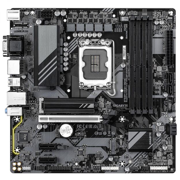 Mainboard|GIGABYTE|Intel B760 Express|LGA1700|Micro-ATX|Memory DDR5|Memory slots 4|B760MDS3HGEN5 4
