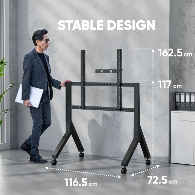 TV SET ACC MOBILE STAND/70-110  BLACK TS2081-B ONKRON