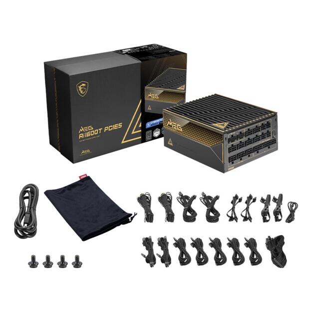 CASE PSU ATX 1600W/MEG AI1600T PCIE5 MSI 3