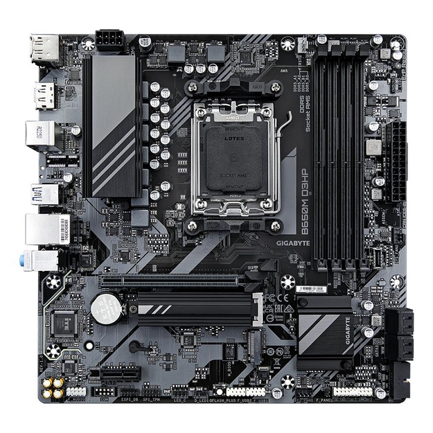 Mainboard|GIGABYTE|AMD B650|SAM5|Micro-ATX|Memory DDR5|Memory slots 4|B650MD3HP1.3