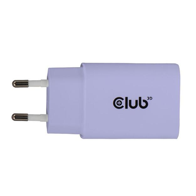 MOBILE CHARGER WALL USB-C/2PK 30W PURPLE CAC-3025 CLUB3D