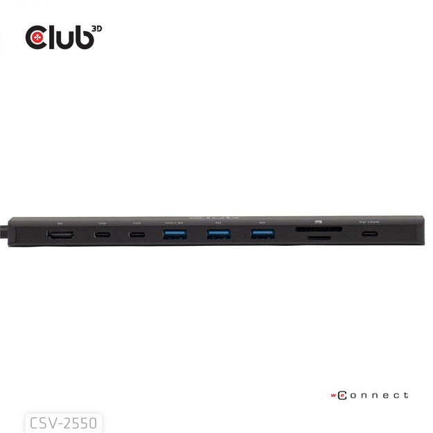 NB ACC DOCKING STATION 10IN1/USB-C 140W CSV-2550 CLUB3D