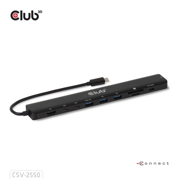NB ACC DOCKING STATION 10IN1/USB-C 140W CSV-2550 CLUB3D