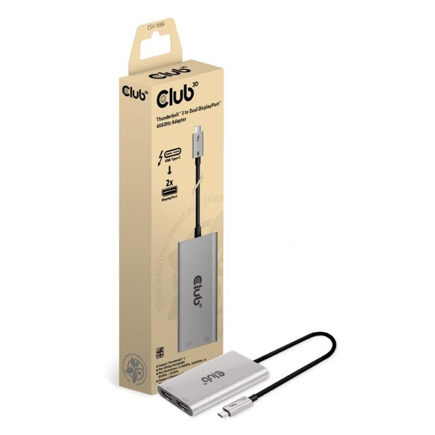 I/O ADAPTER THUNDERBOLT TO DP/CSV-1586 CLUB3D