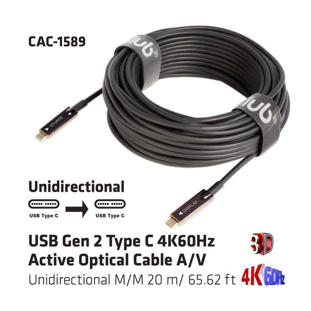 CABLE USB-C 20M/M/M CAC-1589 CLUB3D 1