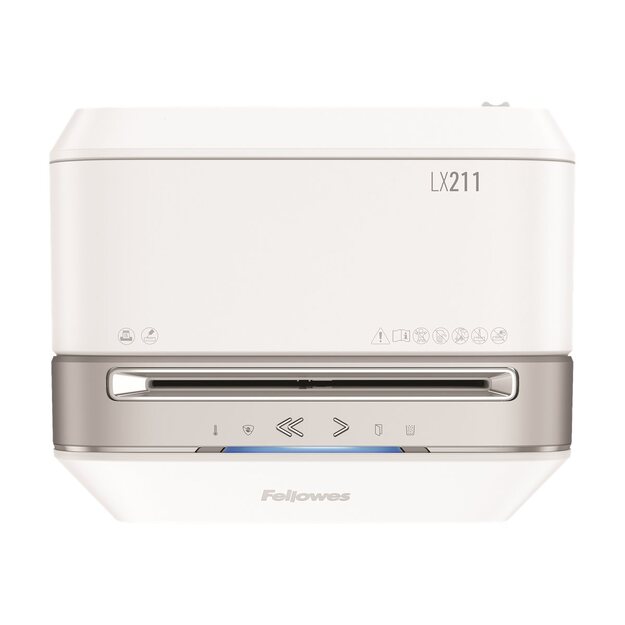 FELLOWES Powershred LX211 Micro-Cut Shredder 230V EU/UK White