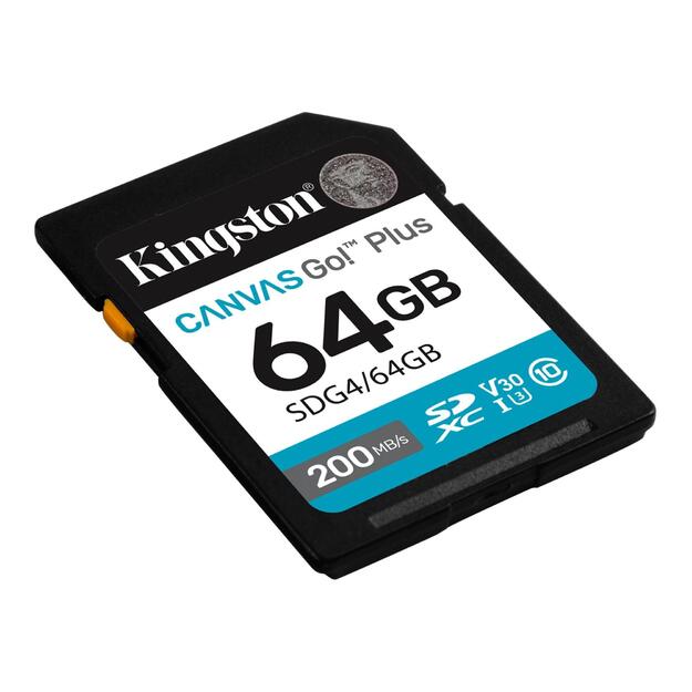 MEMORY SDXC 64GB UHS-I/SDG4/64GB KINGSTON 1