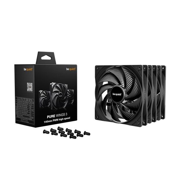 CASE FAN 140MM PURE WINGS 3/PWM HS 3PACK BL138 BE QUIET 2