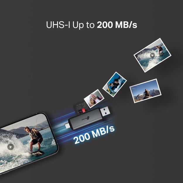 MEMORY READER USB-C SD&MICROSD/UA430D TP-LINK 4