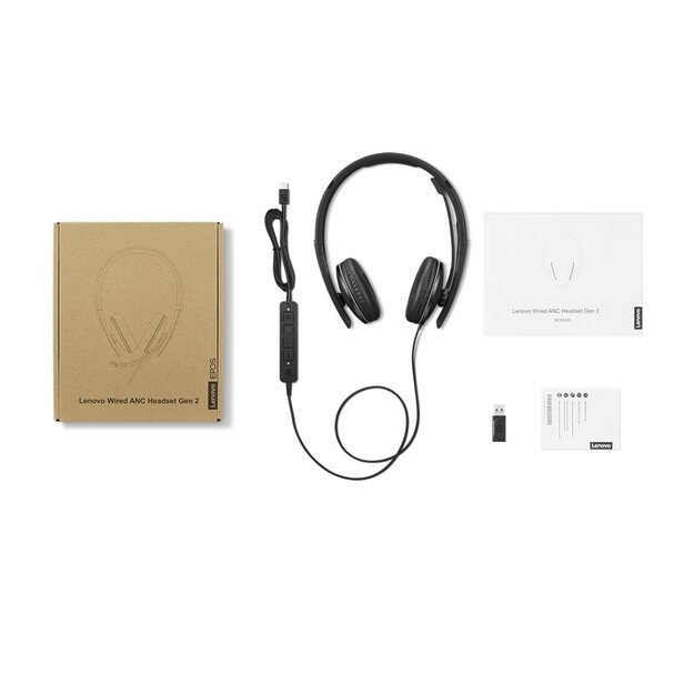 LENOVO USB-A Wired Stereo Headset Gen 2 5