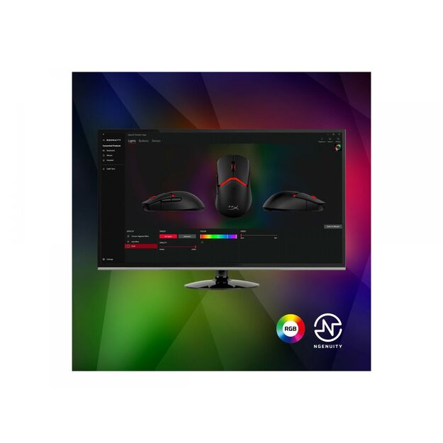 HP HyperX Pulsefire Saga Wired Gaming Mouse 7