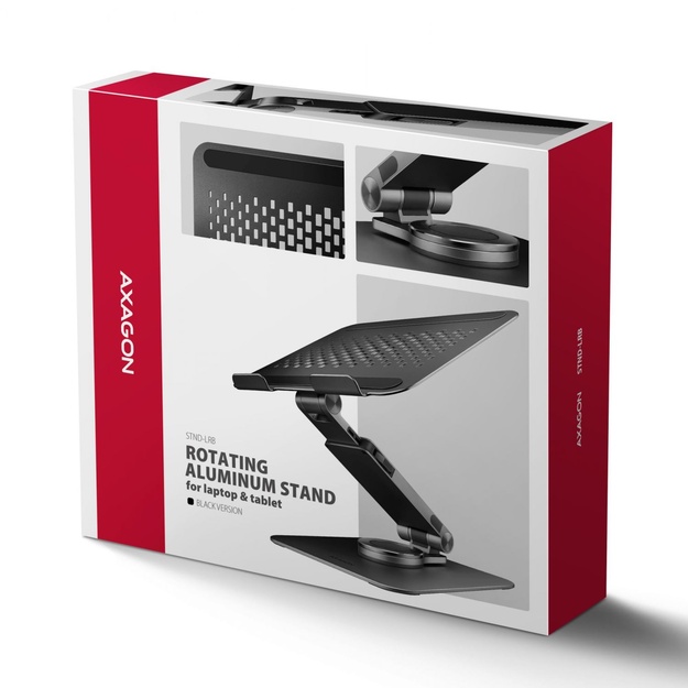 NB ACC STAND 10-17  ROTATING/ALUMINUM STND-LRB AXAGON