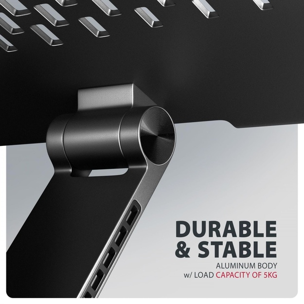 NB ACC STAND 10-17  ROTATING/ALUMINUM STND-LRB AXAGON