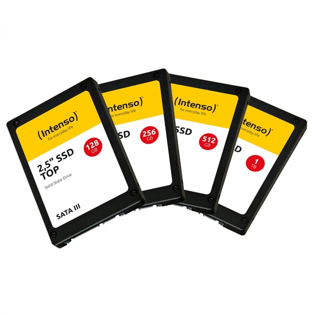 SSD|INTENSO|256GB|SATA 3.0|SLC|Write speed 500 MBytes/sec|Read speed 520 MBytes/sec|2,5 |3812440