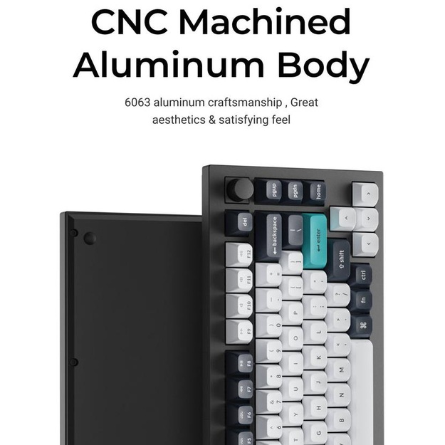 KEYBOARD WRL Q1 MAX RGB/CARBON BLACK Q1M-M4 KEYCHRON