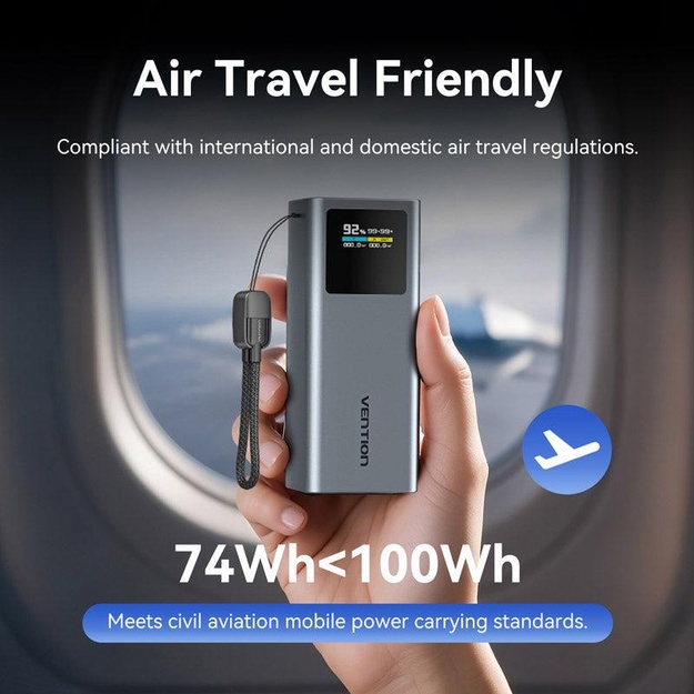 POWER BANK USB 20000MAH 100W/FKCH0 VENTION