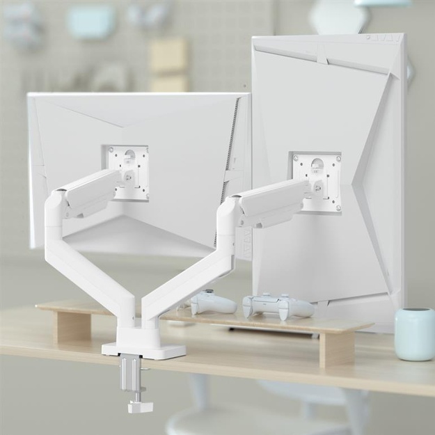 DISPLAY ACC MOUNTING ARM/DBL 17-32  MA-DA2-06-W GEMBIRD