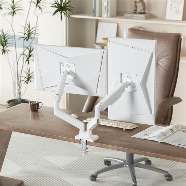 DISPLAY ACC MOUNTING ARM/DBL 17-32  MA-DA2-06-W GEMBIRD