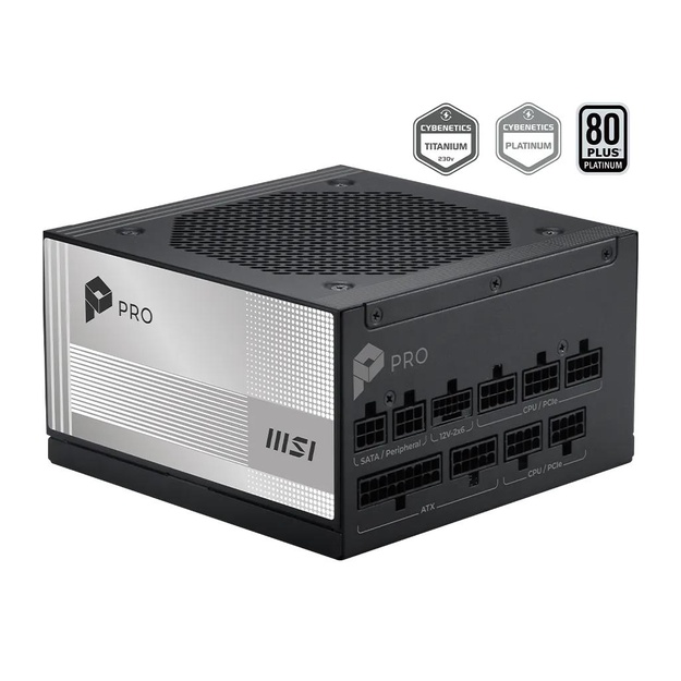 MSI PRO A850PL PCIE5 850W PLATINUM POWER SUPPLY