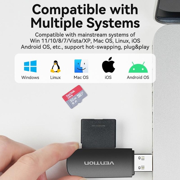 MEMORY READER USB2.0/CLEB0 VENTION