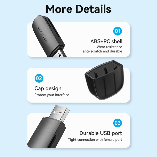 MEMORY READER USB2.0/CLEB0 VENTION