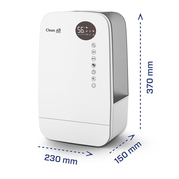 HUMIDIFIER WITH IONIZER/CA-607W CLEAN AIR OPTIMA