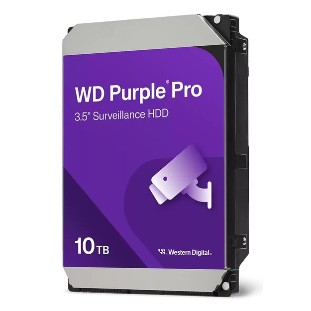 WD Purple Pro 10TB SATA 6Gb/s HDD 3.5inch internal 7200Rpm 256MB Cache 24x7 Bulk