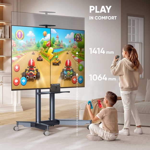 TV SET ACC MOBILE STAND/32-75 /GRAPHITE TS1571-G ONKRON