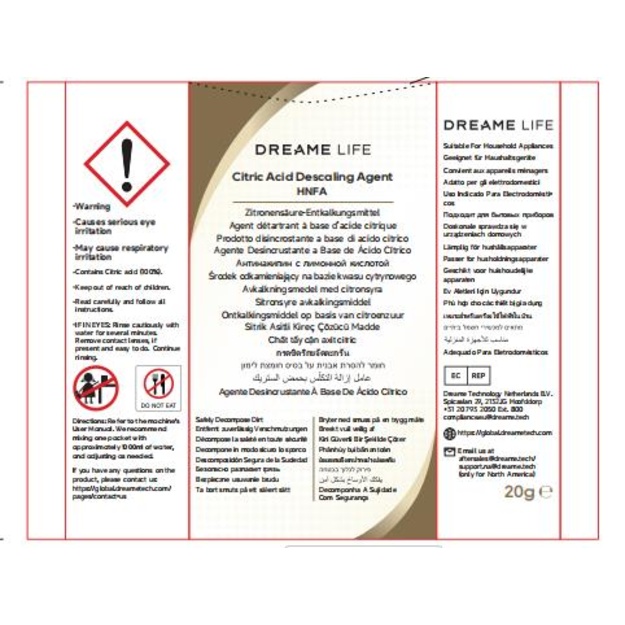 Vacuum Cleaner Accessory|DREAME|Model HNFA|HNFA