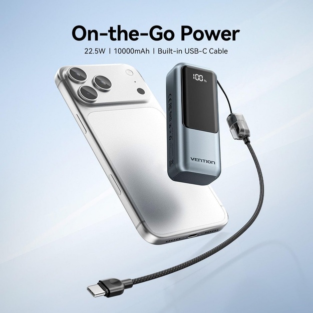 POWER BANK WRL 10000MAH 22.5W/FKOH0 VENTION