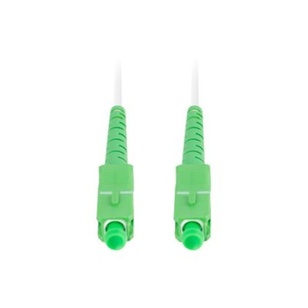 LANBERG fiber optic patchcord SM SC/APC-SC/APC simplex 2.5m LSZH g657a2 3.0mm white