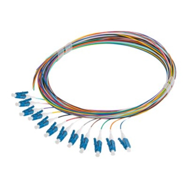 LANBERG Fiber optic Pigtail SM LC/UPC ST A1 12X2m MC