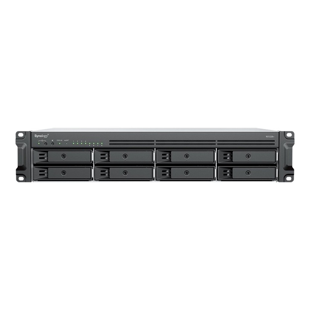 SYNOLOGY 8 Bay 2U AMD Ryzen Embedded V1500B 4GB DDR4 Rack Redundant Power Expandable NAS Server