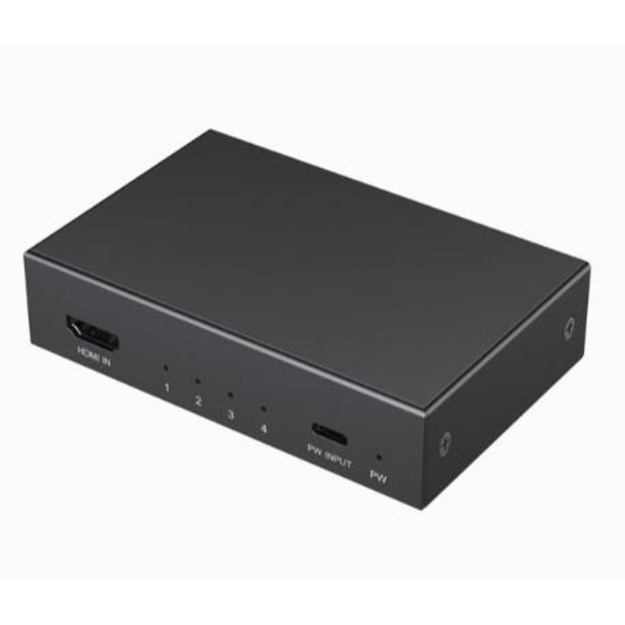 CABLE HDMI SPLITTER 4PORTS/DSP-HDMI4K-4P-01 GEMBIRD