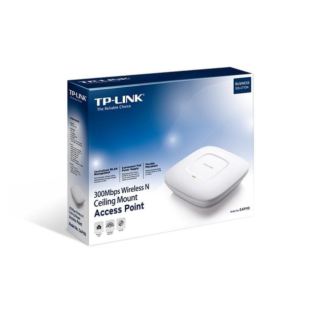 Tinklo prieigos taškas TP-LINK 300Mbps 1xRJ45 antennas 2 EAP110