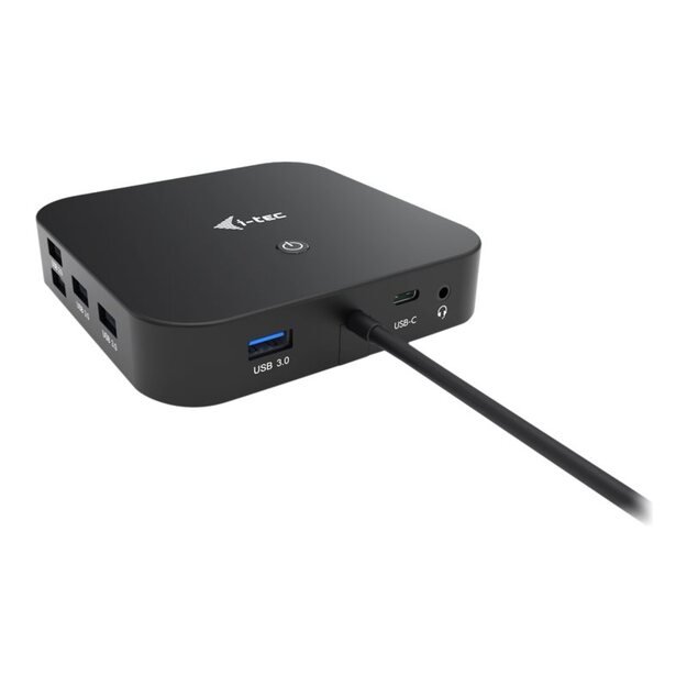 I-TEC USB-C Dual Display MST DS 2x DP 1x GLAN 3x USB 3.1 2x USB 2.0 1x USB-C-DatA 1x Audio/Mic Jack 1x 100W USB-C PD + Charger 112W