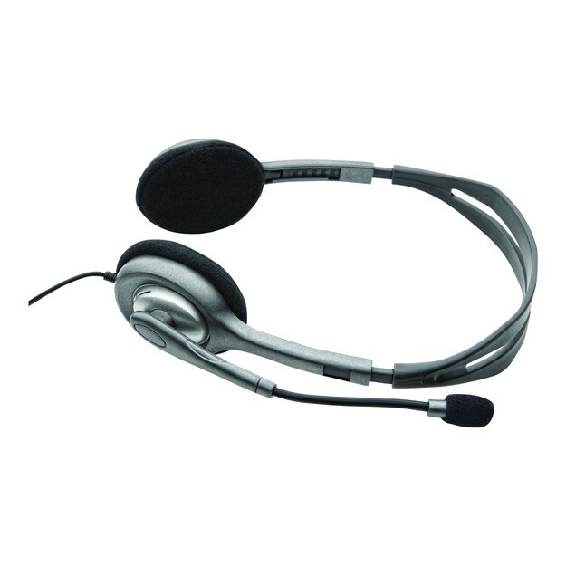Ausinės LOGITECH H110 Stereo Headset microphone with noise-cancelling 3.5mm stereo-jack