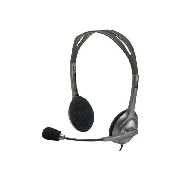Ausinės LOGITECH H110 Stereo Headset microphone with noise-cancelling 3.5mm stereo-jack