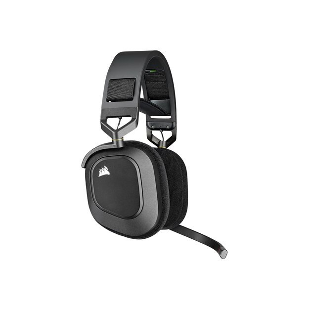 Ausinės CORSAIR HS80 RGB Wireless Headset Carbon 12