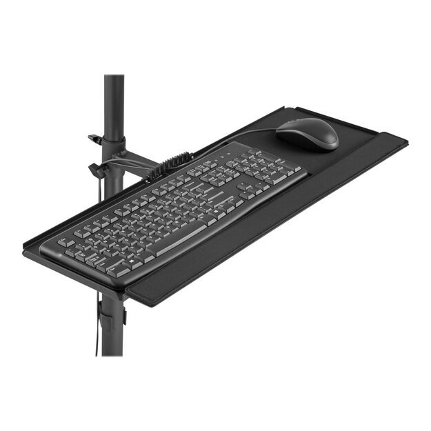 DIGITUS Mobile workstation with individual height adjustment