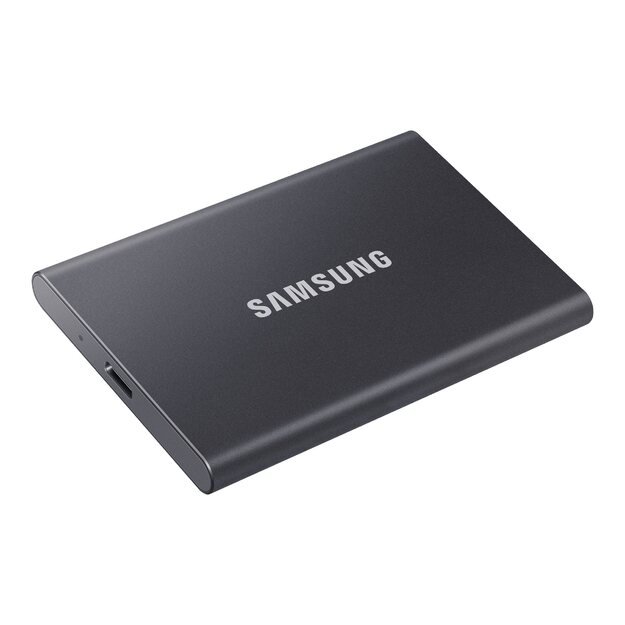 Išorinis kietasis diskas SSD SAMSUNG T7 1TB extern USB 3.2 Gen 2 indigo titan grey 45