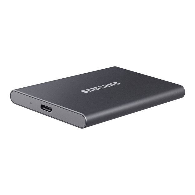 Išorinis kietasis diskas SSD SAMSUNG T7 1TB extern USB 3.2 Gen 2 indigo titan grey