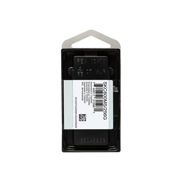 Kietasis diskas (SSD) vidinis KINGSTON KC600 256GB SATA3 mSATA SSD