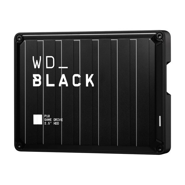 External HDD|WESTERN DIGITAL|P10 Game Drive|4TB|USB 3.2|Colour Black|WDBA3A0040BBK-WESN