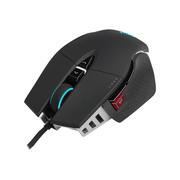 Kompiuterinė pelė belaidė CORSAIR M65 RGB ULTRA Gaming Mouse Backlit RGB LED Optical Silver ALU Black