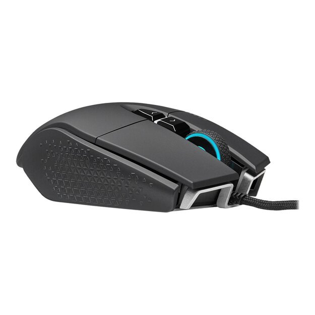 Kompiuterinė pelė belaidė CORSAIR M65 RGB ULTRA Gaming Mouse Backlit RGB LED Optical Silver ALU Black