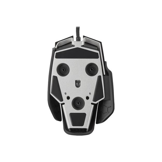 Kompiuterinė pelė belaidė CORSAIR M65 RGB ULTRA Gaming Mouse Backlit RGB LED Optical Silver ALU Black