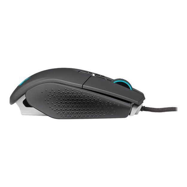 Kompiuterinė pelė belaidė CORSAIR M65 RGB ULTRA Gaming Mouse Backlit RGB LED Optical Silver ALU Black