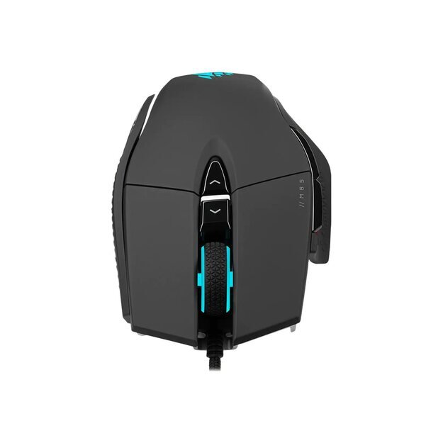 Kompiuterinė pelė belaidė CORSAIR M65 RGB ULTRA Gaming Mouse Backlit RGB LED Optical Silver ALU Black